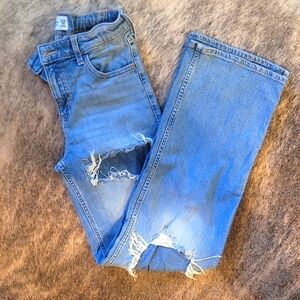 Abercrombie Kids Girls Wide Leg Jeans Size 13/14 Long